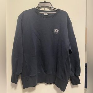 Pebble Beach Golf Crewneck Sweatshirt Navy Sz L